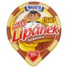 Madeta Lipánek Maxi Duo kakaovo banánový tvarohový krém 130g