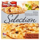 Don Peppe Selection Pizza kuřecí maso & houby Shiitake pečená na kameni 435g