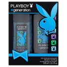 Playboy Generation - Deodorant natural sprej 75ml + sprchový gel na tělo a vlasy 250ml