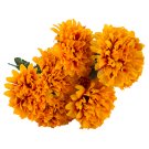 Kytice chryzantém s zimostrázem pomerančová 9 květů