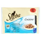 Sheba Cuisine Delikátní rybí menu ve šťávě kompletní krmivo pro dospělé kočky 4 x 85g